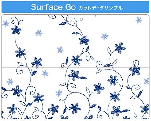 כיסוי מדבקות של Igsticker עבור Microsoft Surface Go/Go 2 אולטרה דק מגן מדבקת גוף עורות 008596 קמח פרחים