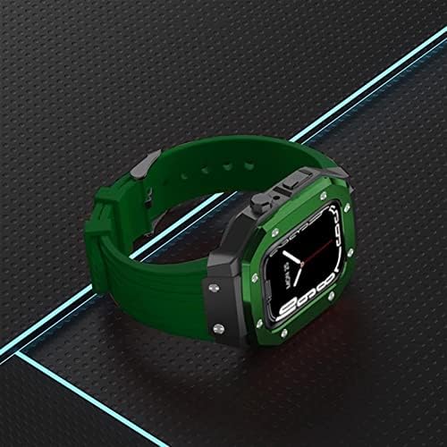 Dyizu ללהקת Apple Watch Series 8 45 ממ גברים סגסוגת שעון רצועת רצועת 44 ממ 42 ממ מסגרת מתכת