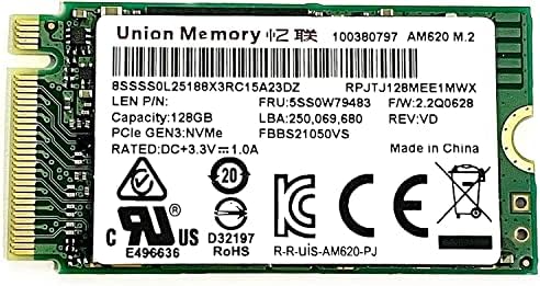 זיכרון איחוד Oydisen 128GB M.2 PCI-E NVME כונן מצב מוצק פנימי 42 ממ 2242 גורם מפתח M, חבילת OEM