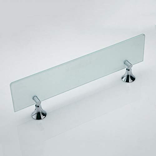 מדפים צפים של GLJ מדף זכוכית אמבטיה LJJL, מדף זכוכית בשכבה יחידה למדף אחסון אמבטיה שולחן איפור אמבטיה