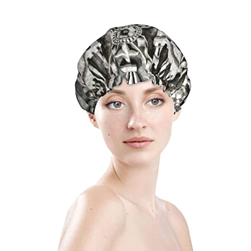 נשים לשימוש חוזר כובע שיער שולי שיער קיר גותי צרפתי פלר-דה-ליס שכבות כפולות