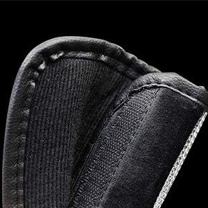 רפידות כתף של חגורת בטיחות עור PU עם כיסויים לחגורת בטיחות של בלינג אבני חן.