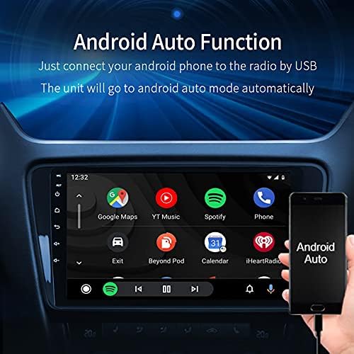 סטריאו לרכב Cocheparts לרדיו הונדה CRV 2002 2003 2004 2005 2006 תמיכה באפל Carplay/Android Auto/WiFi/Bluetooth/Control