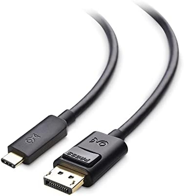 ענייני כבלים USB C ל- DisplayPort 1.4 כבל 10 ft, תומך 8K 60Hz /4K 144Hz בשחור - Thunderbolt 4 /USB4 /Thunderbolt