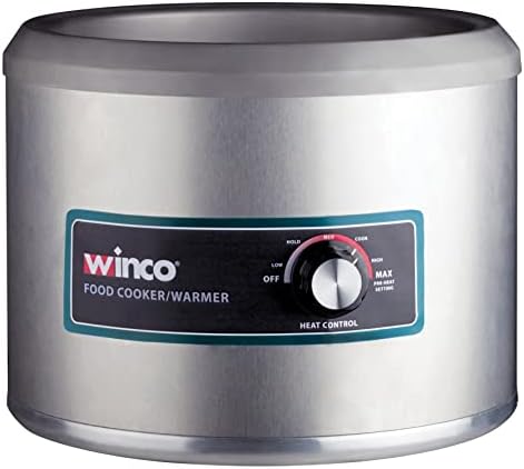 Winco Electric Food Word Bamerer/Cooper, 750W, 120V, 11 ליטר