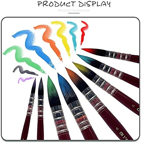 QJpaxl 8 יחידות מברשות צבעי מים מברשות ציור אמנות מברשות מברשת צבעי מים אמנות