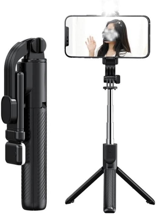 מרקם Selfie Slide Royio Selfie טלפון נייד טלפון Selfie Stick Stick Telescopic Live Trictod Bluetooth