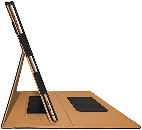 מכסה הפליו של עתיק הפליפה של Amzer Flip עבור Apple iPad Pro - מרקם עור שחור