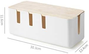 קופסות אחסון 1 מחשב חוט אחסון קופסא פלסטיק תכליתי נגד אבק אופנה אספקה ביתית מקרה לארגון מטען