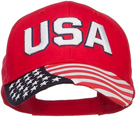 כובע אריג כותנה דגל ארה ב 3 ד