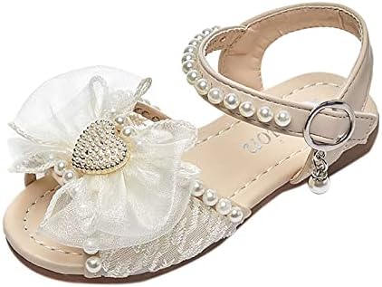 סנדלי בנות ילדים פתוחים בוהן רצועת קרסול נעלי שמלת נעלי חתונה לילדים פעוטות נעלי נסיכה נעלי פעוטות בנות