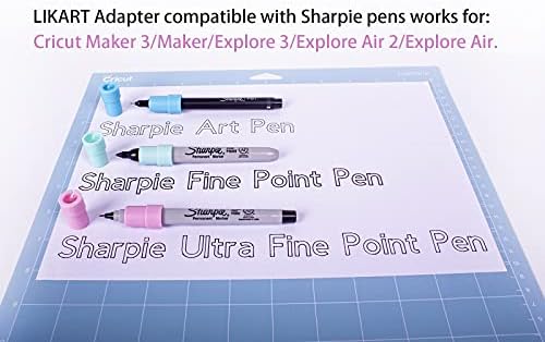 עט מתאם סט עבור קריקוט יצרנית 3 / יצרנית/לחקור 3 / אוויר 2 / אוויר, 6 חבילה עט מחזיקי תואם עם לנוכל בסדר נקודת