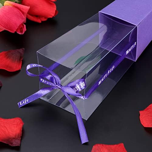 Kesyoo 6 PCS קופסת מתנה מתנה יחידה קופסת אריזת פרחי ורד יחידה לקישוט יום השנה לחתונה של חג האהבה