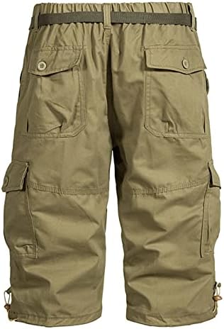 מכנסיים קצרים של דיג לגברים מכנסיים קצרים סיבתיים קלים משקל רב-כיסים מכנסיים קצרים לקיץ חיצוני