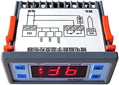בקר טמפרטורה דיגיטלית משובצת של Houcy 12V 24V 220V ארון אחסון קר תרמוסטט טמפרטורה בקרת טמפרטורה בקרת טמפרטורה