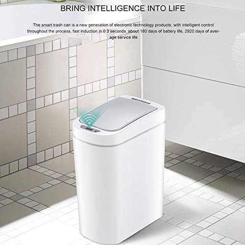 Renslat 7L ביתי חכמה זבל יכול אוטומטית פחי פסולת חשמלית בועטים בגרסת סוללת חבית פחית לחדר אמבטיה למטבח
