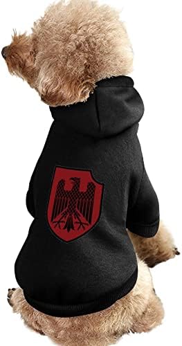 אביר גרמני מגן Heraldic בגדי כלבים קפוצ'ונים חיל חיות חורף קפוצ'ונים רכים וחמים של כלבים לכלבים