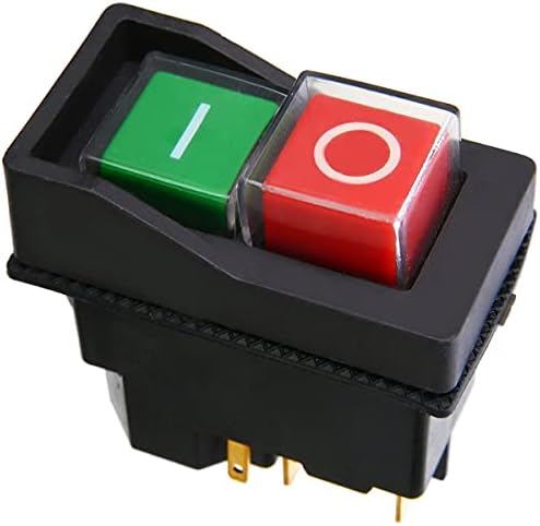1 pcs 240V חשמלי מתג כיבוי לבל מיניקס 140 150 מערבלים בטון מלט מתג ירוק אדום שחור קטן