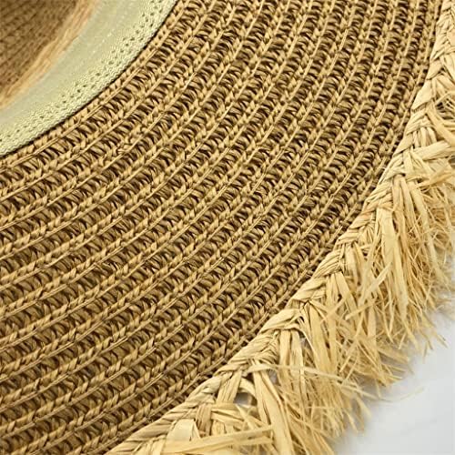 לרכוש כובעי שמש של רפיה מזדמנים של קיץ לנשים כובע קש לאופנה לגברים לגברים כובע פנמה חוף ים פנמה