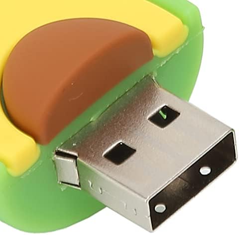 U דיסק usb2.0 חמוד, מצויר אבוקדו אבוקדו כונן פלאש דפוס חרקים מתנה אביזרי זיכרון מחשב לאגודל מחשב כונן USB
