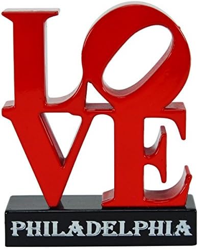 TG, LLC Gurus gurus JFK Plaza Philly Love Art Sculpture Miniature Die Cast העתק עפרון מחדד