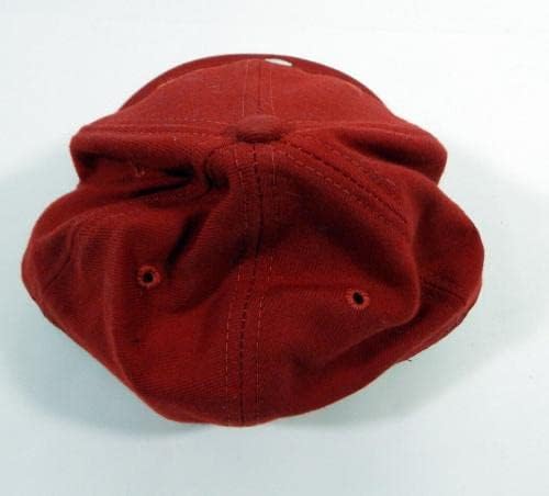 2006 סנט לואיס קרדינלס חורחה סוסה 31 משחק השתמש ב- Red Hat 7.25 DP22625 - משחק כובעי MLB