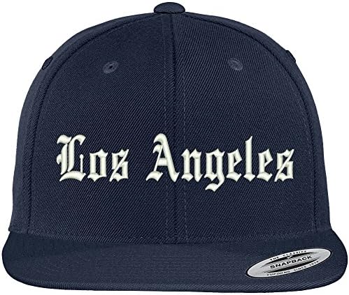 חנות הלבשה אופנתית לוס אנג'לס סיטי ישנה אנגלית רקומה שוט סנאפבק כובע
