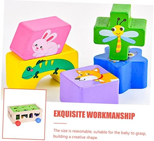 צעצועים 1 סט קופסאות אבן בניין חיה בלוקים לילדים צעצועים פאזל הערימה צורת צעצועים תואמים צעצועים התפתחותיים