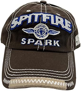 Spitfire Spark 1932 כובע בייסבול כותנה רקומה כובע אבא מתכוונן רך כובעי משאיות וינטג 'לשטוף לגברים נשים בני