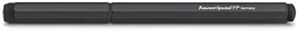עט מזרקה מיוחד של Kaweco שחור I Premium Aluminum Fountain Peen עבור מחסניות דיו I עט מזרקה בלעדי