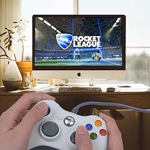 בקר XspeedOnline USB Wired Gamepad בקר עבור PC/Xbox360, בקר ג'ויסטיק תומך בטווח תנועה מלא של 360 מעלות