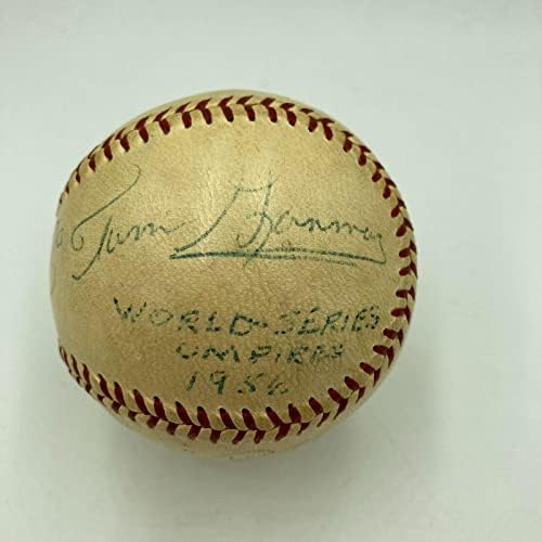 היסטורי משנת 1956 סדרה עולמית דון לארסן משחק מושלם משחק חתום משמש בייסבול JSA - משחק חתימה MLB משומש בייסבול