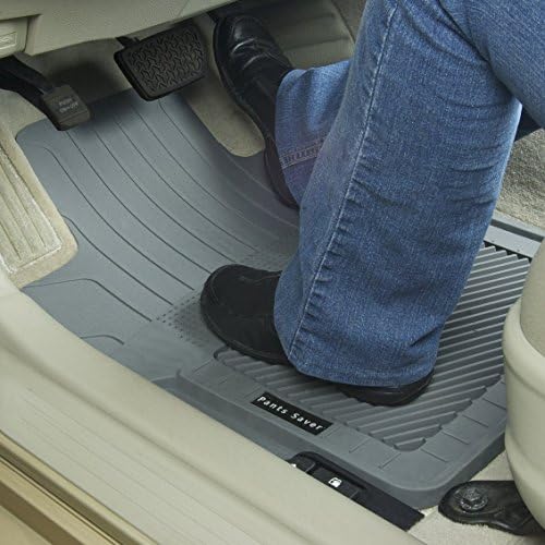 PantSaver מותאם אישית מתאים לחצלות רצפת רכב לפורד ריינג'ר 2014, קדמי ושני מושב כבד, כל הגנה על מזג