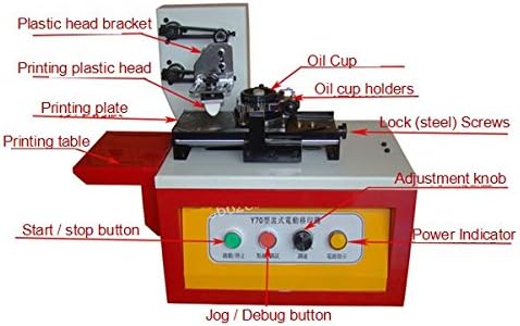 מכונת הדפסת דיו מסוג Hanchen Y70 מסוג שמן, קודר חשמלי, מדפסת קוד תאריך ייצור, מכונת קוד הדפסה
