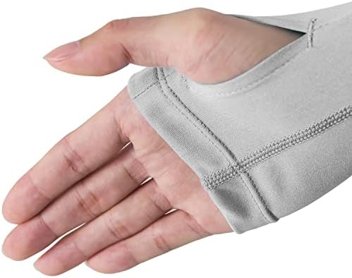 50 + חולצות הגנה מפני שמש מהיר יבש נוער ארוך שרוול נים חולצה עבור אימון חורי אגודל