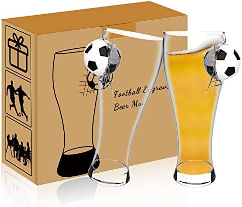 וופדלי בירה זכוכית, מצחיק אישית בירה זכוכית עם כדורגל כדור, גביע העולם בירה זכוכית, גבוה בירה ליטר