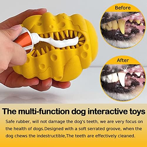 צעצועים לעיסה של כלבים לעיסות אגרסיביות גזעים בינוניים גדולים צעצועים פאזל כלבים פינוקים אינטראקטיביים