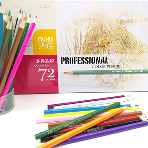 72-צבע מקצועי יד-צבוע עץ צבע עיפרון ציור סט, למבוגרים צביעת סביבה ציור עיפרון, ילדים של גרפיטי
