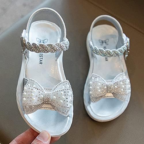 נעלי ילדים בקיץ עם סנדלי יהלום אופנה ילדות קטנות סוליות רכות נעלי ילדים נעליים בהליכי פעוטות בינוני