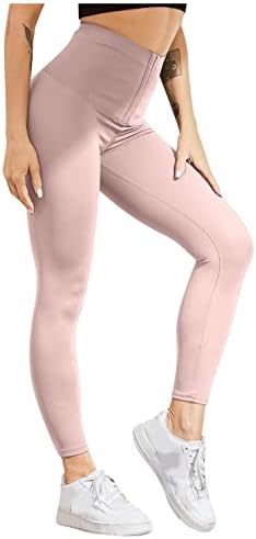 מבט נשים מותניים גבוהות מכנסי יוגה ברשת חזה כפולה המותניים גבוהים מפעיל מכנסיים פעילים מכנסיים