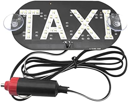 ג ' יאנווי רכב מונית הובילה סימן אור, מונית 12 וולט הובילה אור שמשה קדמית מנורת מחוון מונית סימן אור שמשה