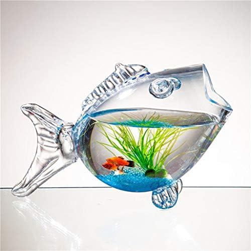 מיכל דגים/מיכל אקווריום יצירתי מיכל דגים יצירתי אקווריום זכוכית בצורת דג מיכל דג דג זהב מיכל סלון סלון