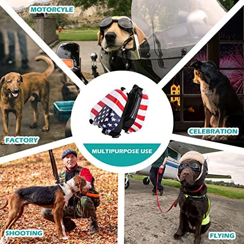 הגנת השמיעה של Southvo על כלב, אוזניים לכלבים הפחתת רעש, אוזניים מגן על כלבים לכלב בינוני וגדול, מגן על רעם, זיקוקים,