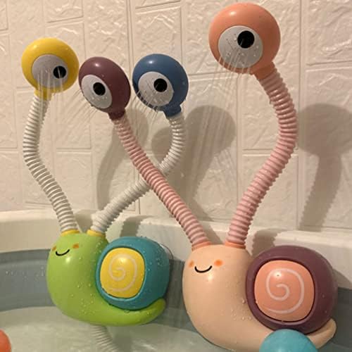 Stobok ילדים צעצועים אמבטיה ממטרת קריקטורה מצוירת צעצוע אמבטיה חילזון, צעצוע של חילזון רחצה
