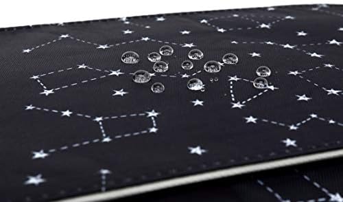Canvaslife דפוס כוכב שחור 360 מעלות שרוול מחשב נייד אטום למים מגן 15 אינץ '15 מארז ו -15.6 תיק מחשב