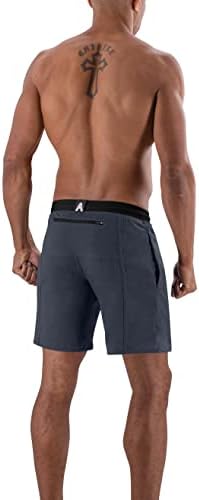 המנון אתלטיקה Evolflex אימון מכנסיים קצרים גברים 7 אינץ 'סיד וכיסים אחוריים - אימונים, אתלטי,