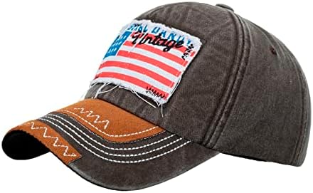 יוניסקס בציר שטף בייסבול כובע אופנתי אמריקאי דגל מתכוונן אבא כובע גברים נשים לנשימה בייסבול שמש