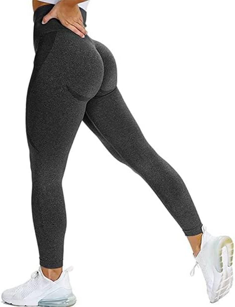 מכנסי יוגה חלקים של MSLN דחפים חותלות לנשים כושר ספורט יוגה יוגה גוברת מותניים גבוהים ספורט נושם