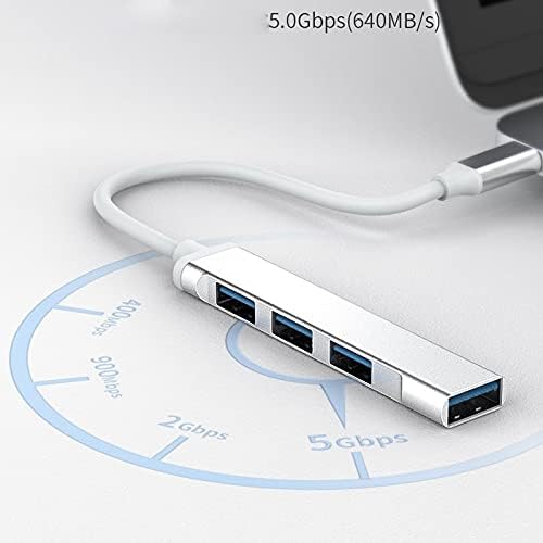 UXZDX USB Hub Type-C עד 4 רכזת USB מרחיב מיני דק מיני נייד 4-יציאה USB 3.0 Hub PC אביזרים מחשב