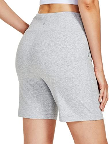 וויליט לנשים 7 אינץ 'מכנסיים קצרים ארוכים המריצים מכנסי ברמודה קצרים במותניים גבוה